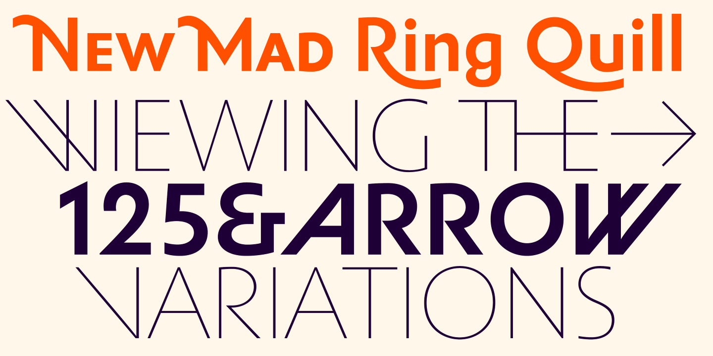 Example font Carot Sans #7